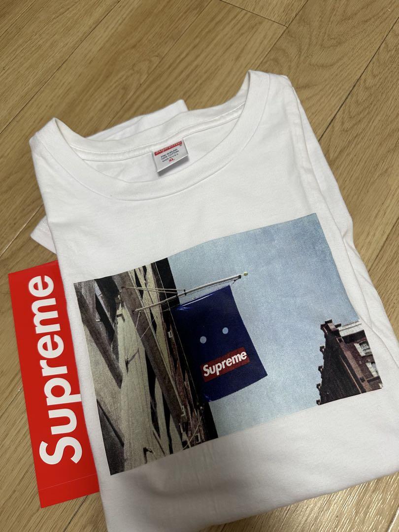 supreme banner tee