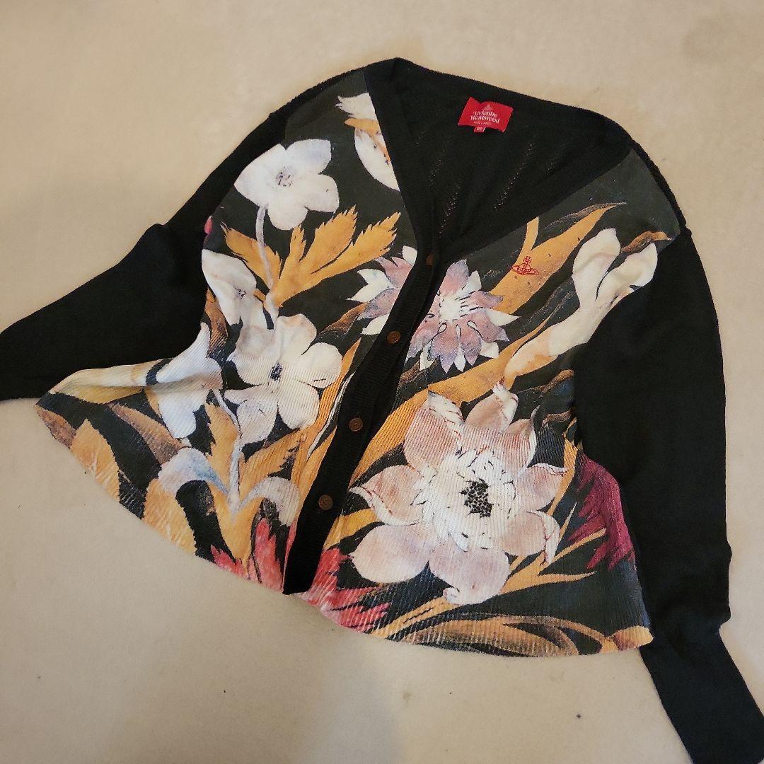 vivienne westwood カーピーフラワー　カーディガンAライン