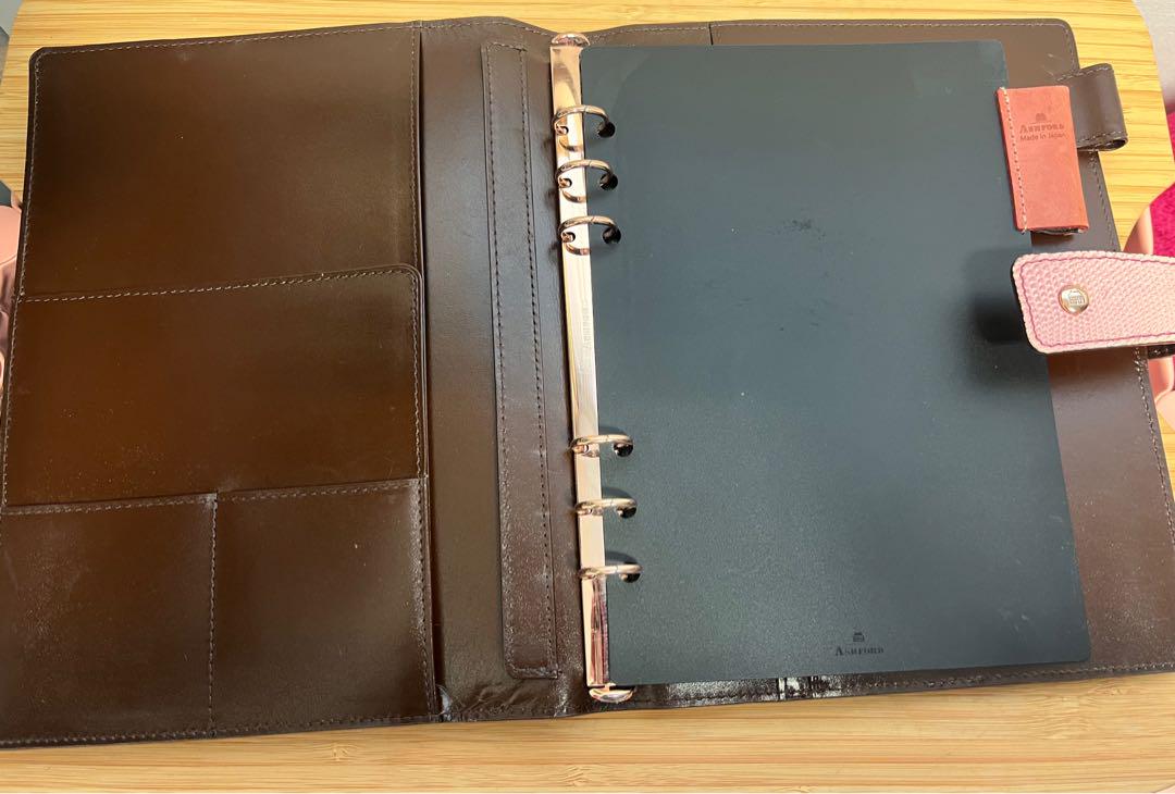 ネオフィナードローズゴールドA5システム手帳 商品説明必読