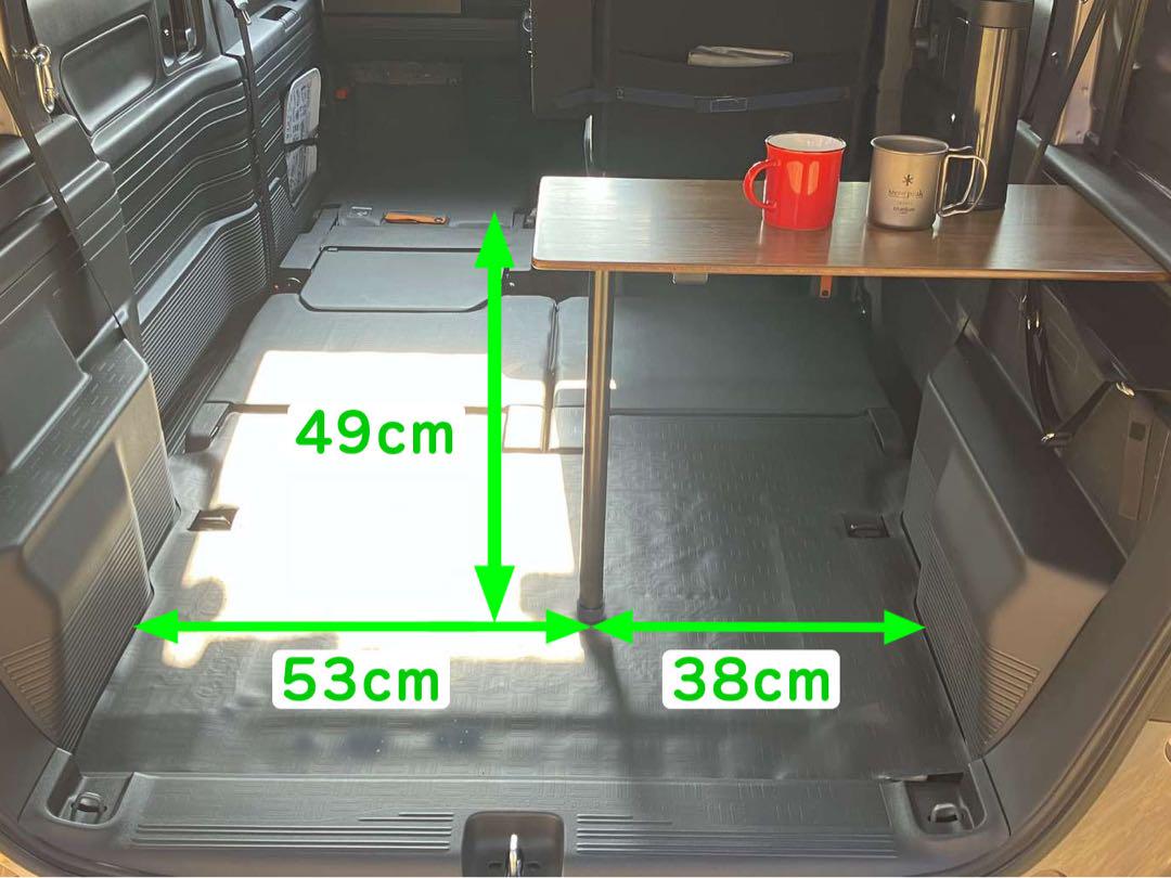 N-VAN用荷室テーブル　車中泊・車内カフェに最適！