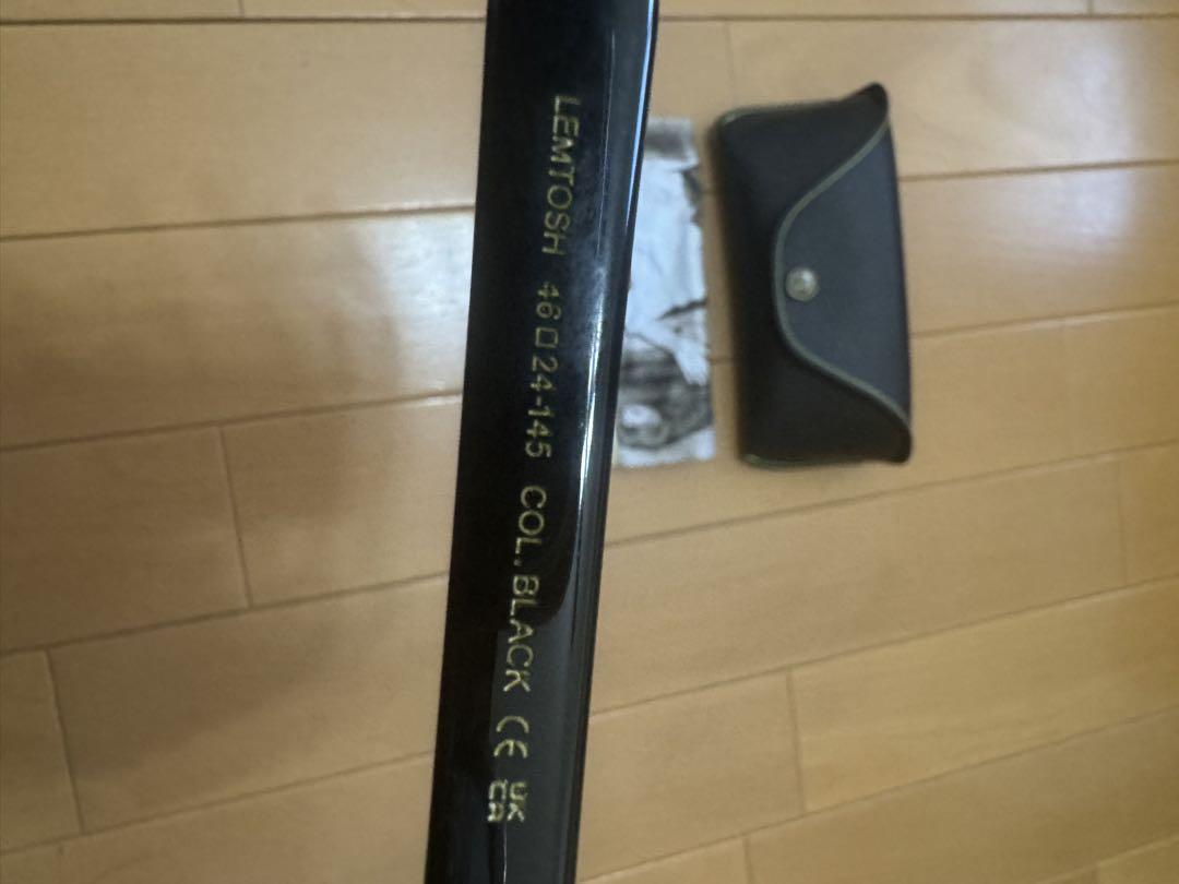 国内正規品　MOSCOT LEMTOSH 46 ブラック