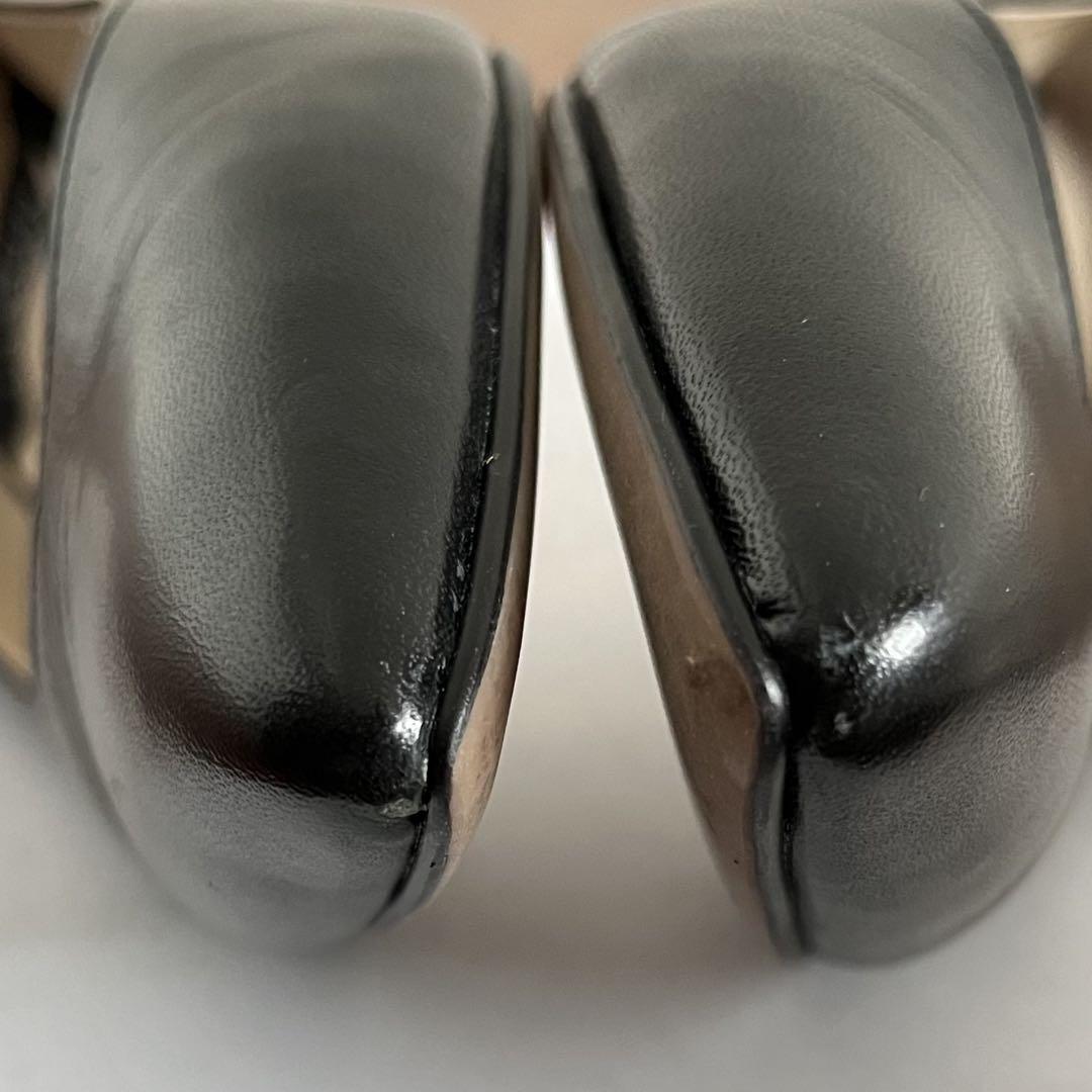 ユーズド　LANVIN ランバン　レザープレーンパンプス　24.0