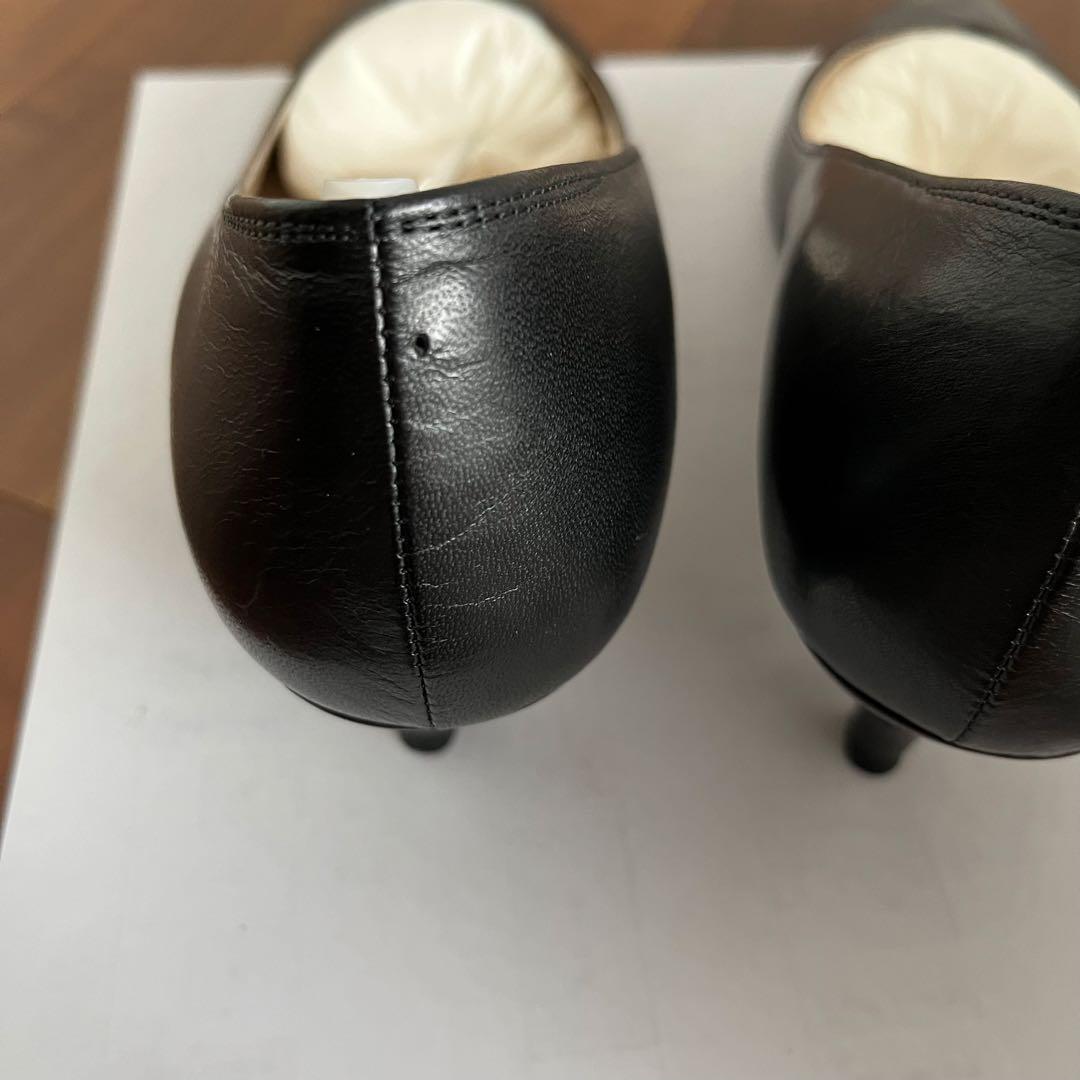 ユーズド　LANVIN ランバン　レザープレーンパンプス　24.0