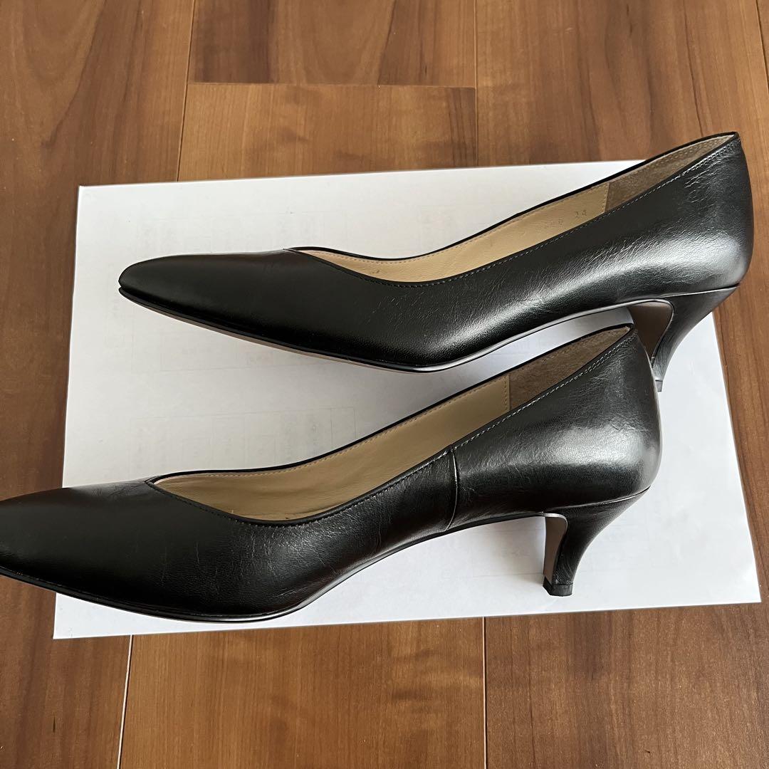 ユーズド　LANVIN ランバン　レザープレーンパンプス　24.0