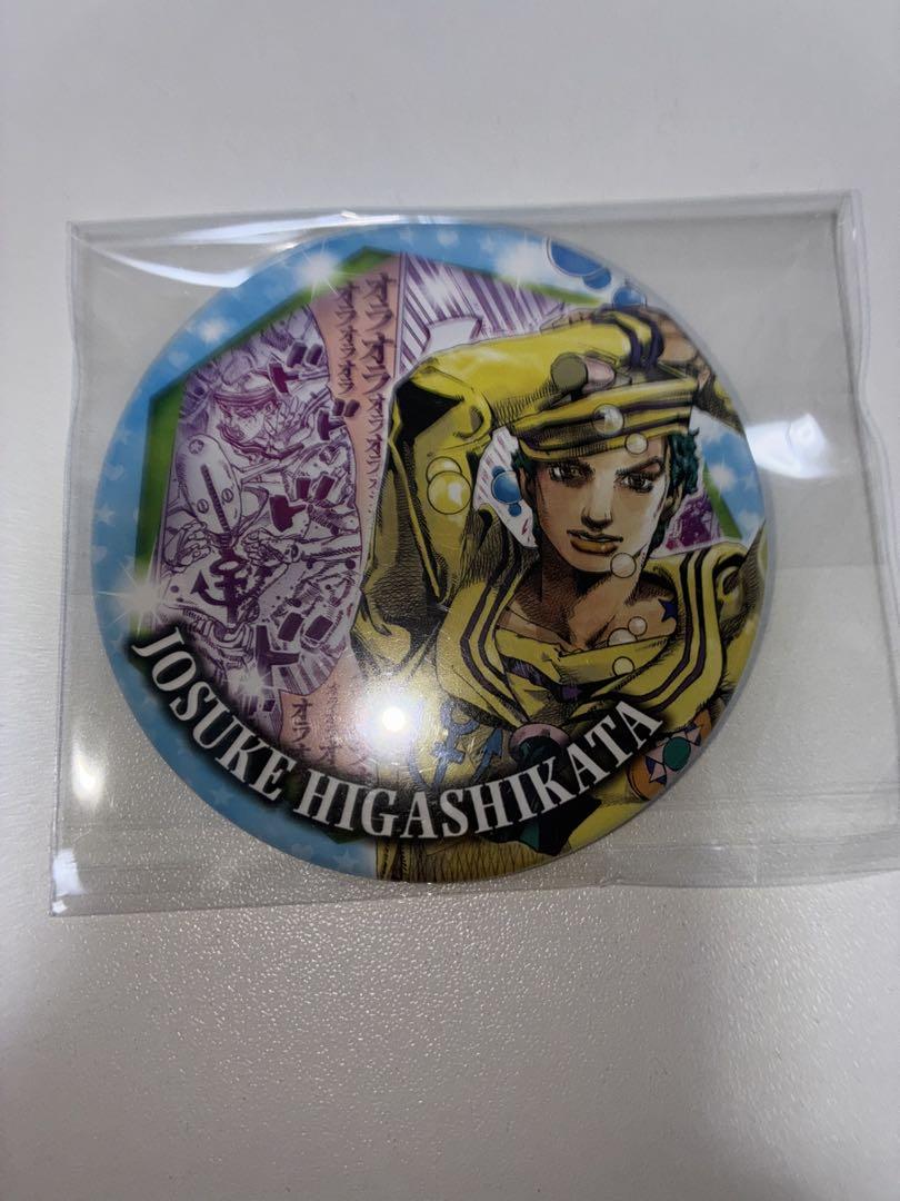 b-1 ジョジョの奇妙な冒険 荒木飛呂彦原画展 ジョジョ展 缶バッジ 東方 仗助 ジョジョ展 荒木飛呂彦原画展 缶バッジ ジョジョリオン 東方定助