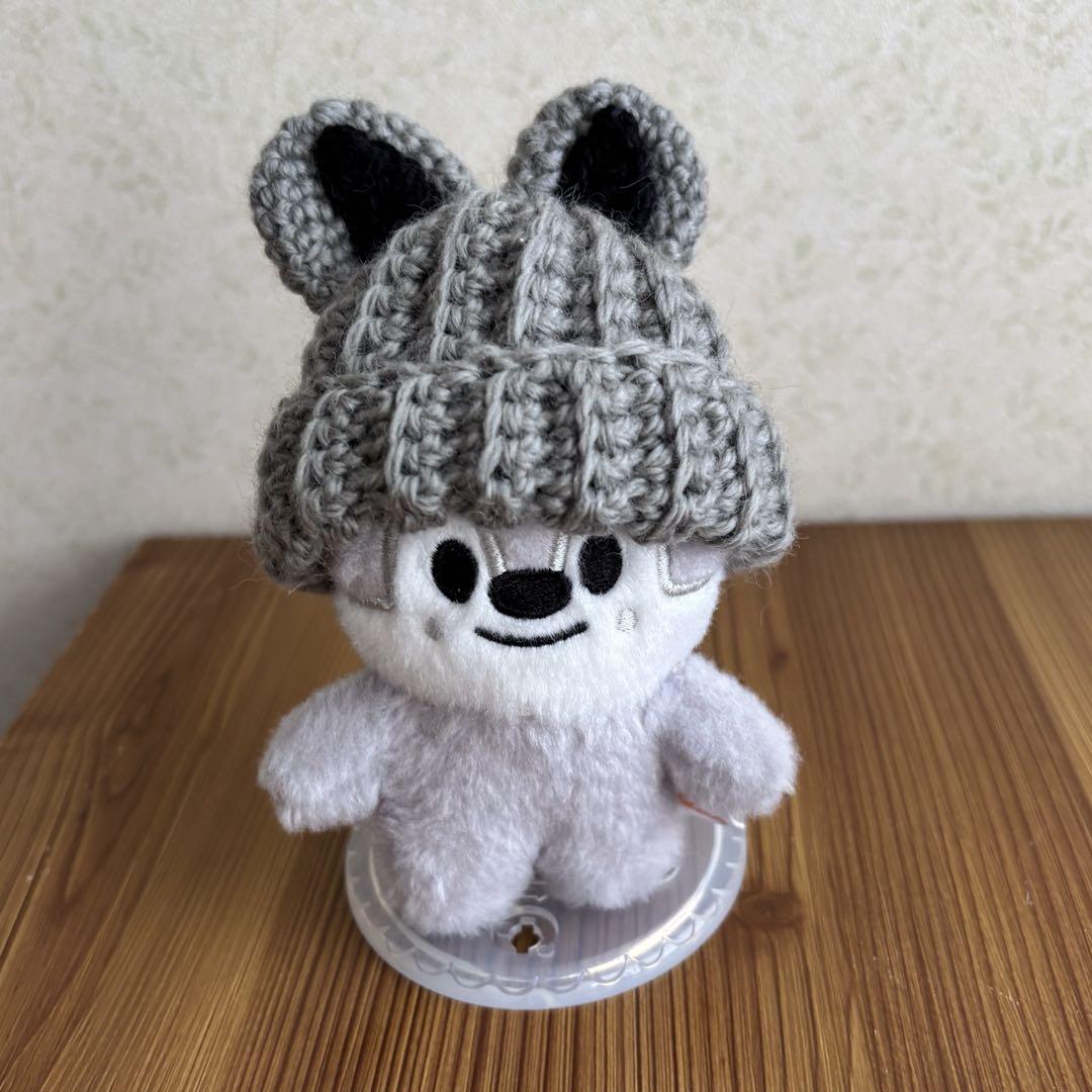 ネネちゃん　skzoo10cmぬいぐるみ用　ニット帽　衣装　4点