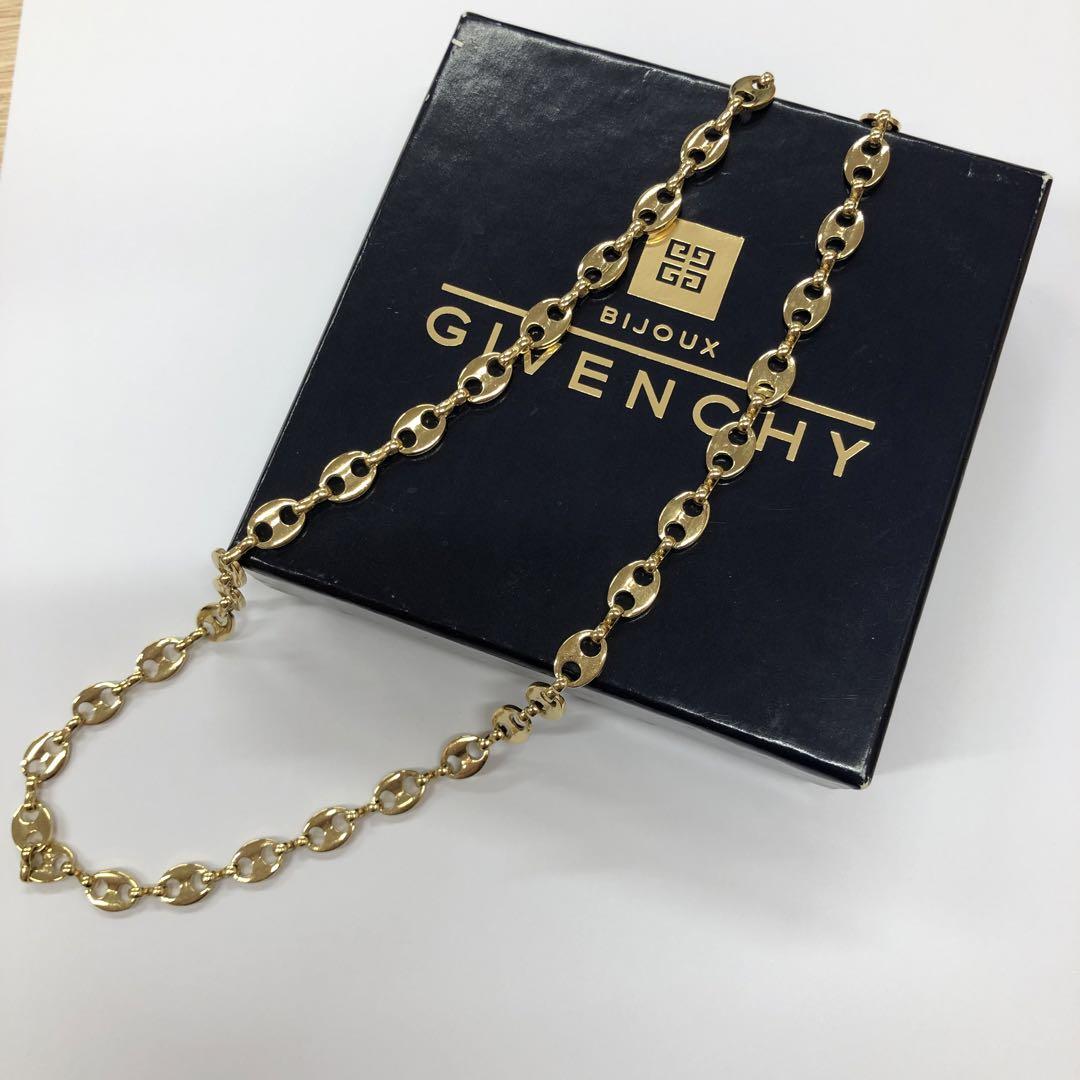 □GIVENCHY ジバンシー ゴールドネックレス