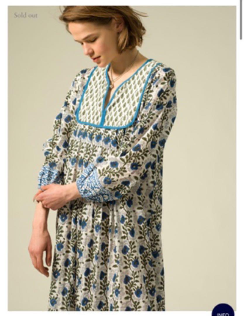 数々の賞を受賞 ロングワンピース-新品☆SZ Blockprints Kity Essa ...