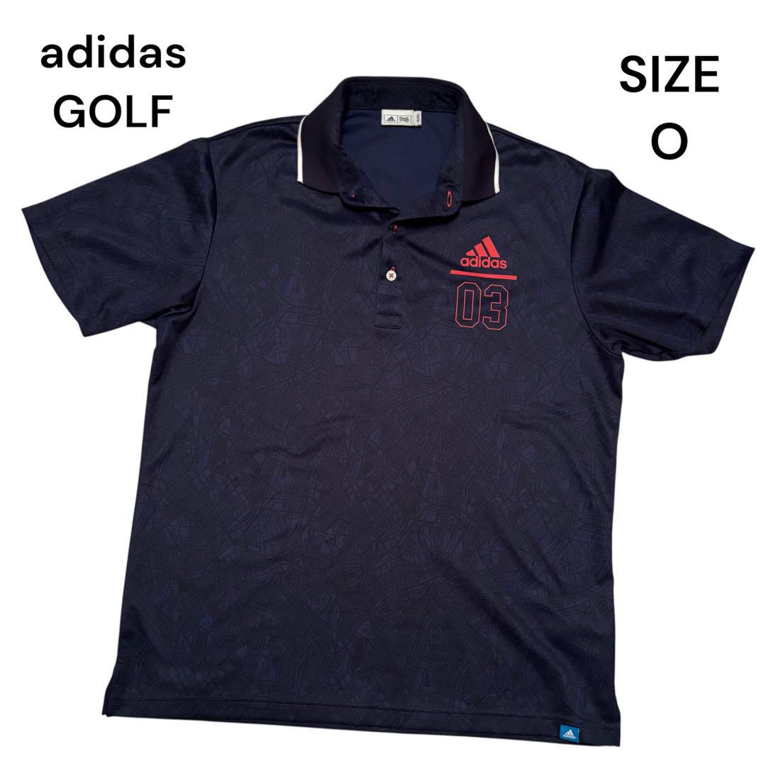 ブランド一覧 | ワールド オンラインストア adidas GOLF ネイビー 総柄 ポロシャツ メンズ アディダスゴルフ メンズウェア