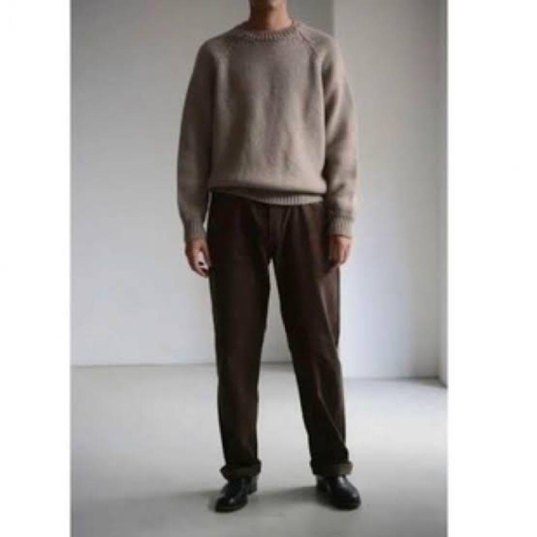 最終 Batoner vintage wool raglan crew neck
