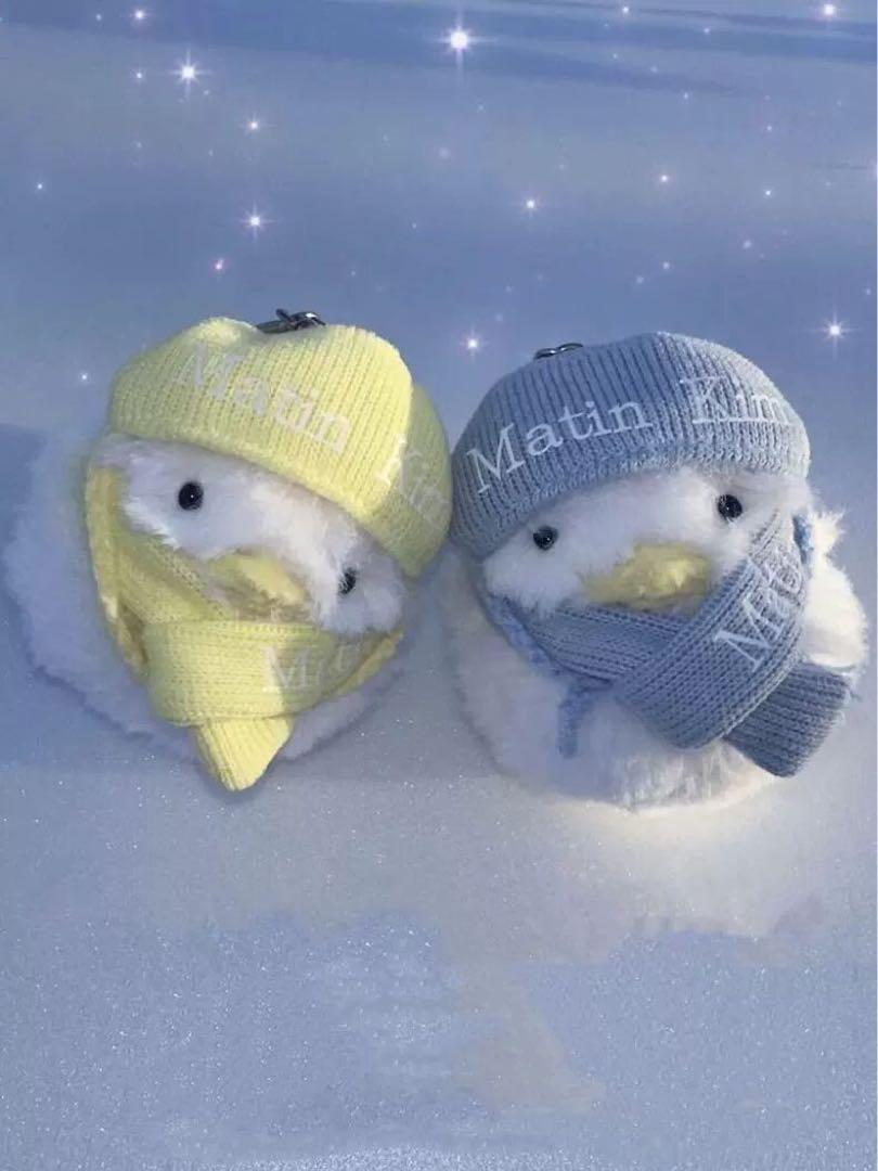 Matin Kim snow duckぬいぐるみセット（青・黄）