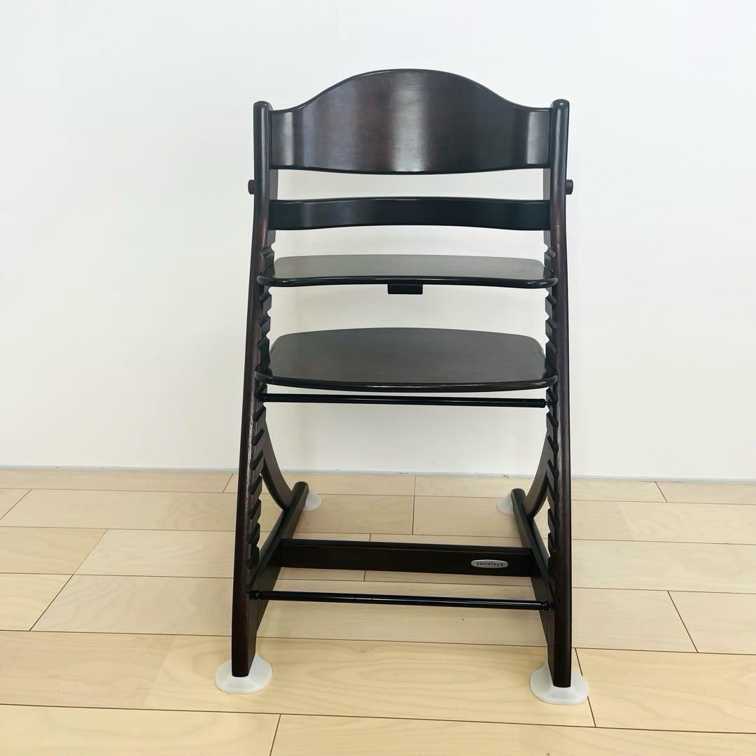ES 大和屋　すくすくチェア　イーエス　ダークブラウン　 チェアクッション付
