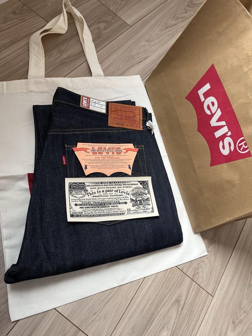 限定出品　LVC Levi's 501xx 1944年大戦モデル　リジットW36