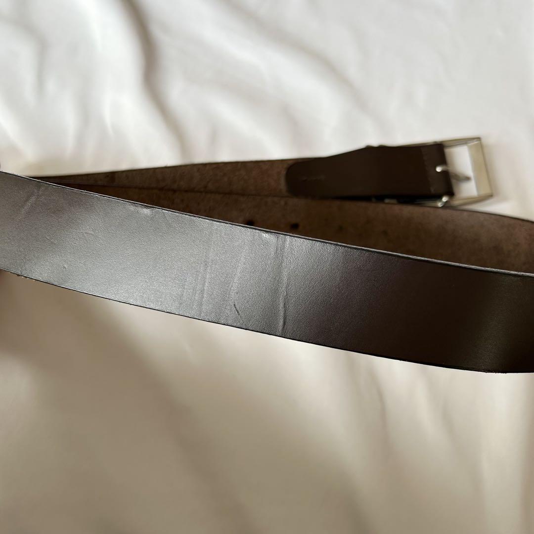 ポールスミス 本革 レザーベルト XL ブラウン ビジネス Paul Smith