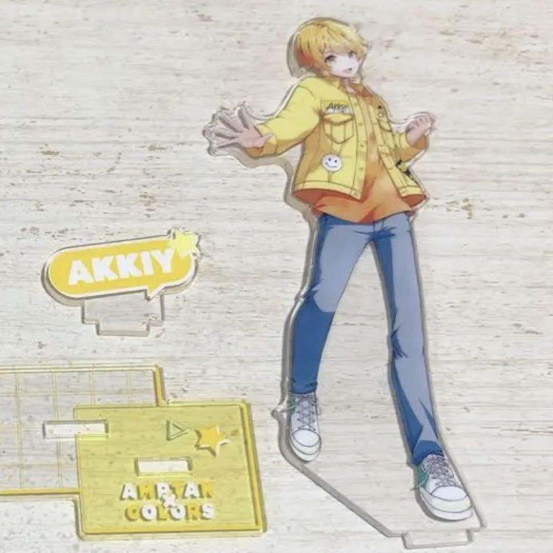あっとくん 2021生誕 アクリルスタンド アンプタック アンプタックカラーズ ランダム色紙 アクリルスタンド あっと