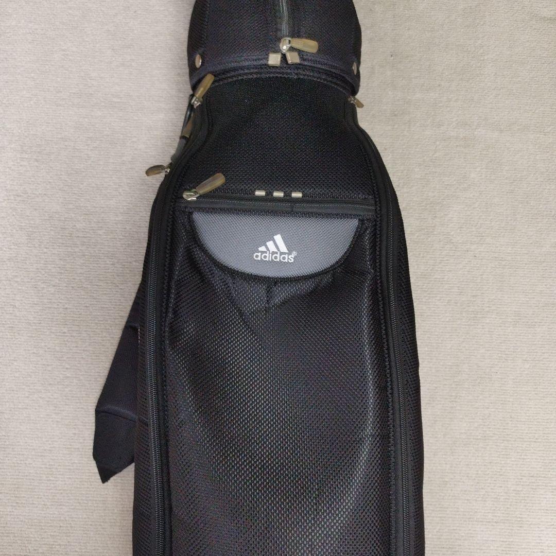 adidas ブラック キャディバッグ