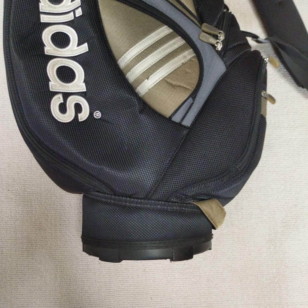 adidas ブラック キャディバッグ