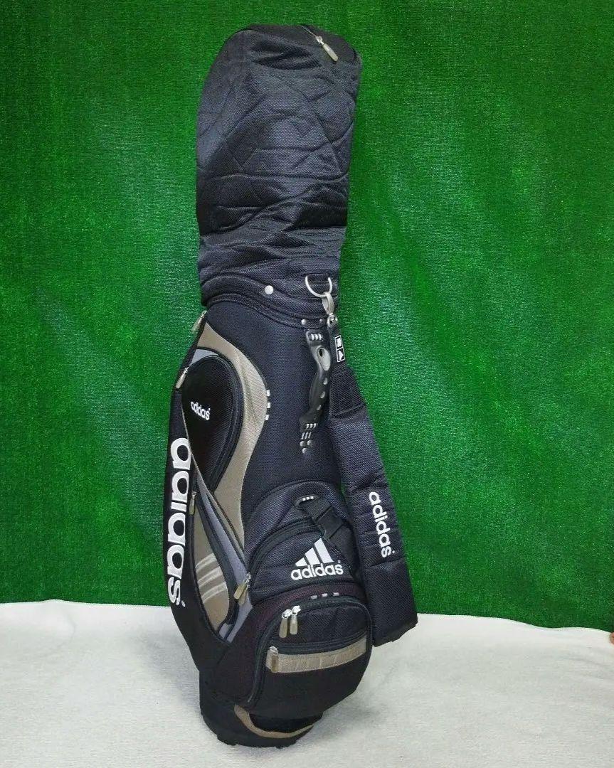 adidas ブラック キャディバッグ