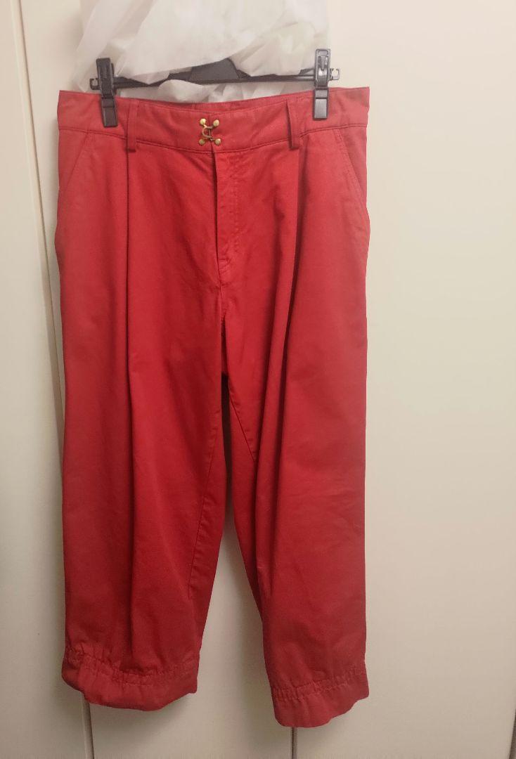kolor 21ss 赤パンツ パッカリングパンツ サイズ2 画像2