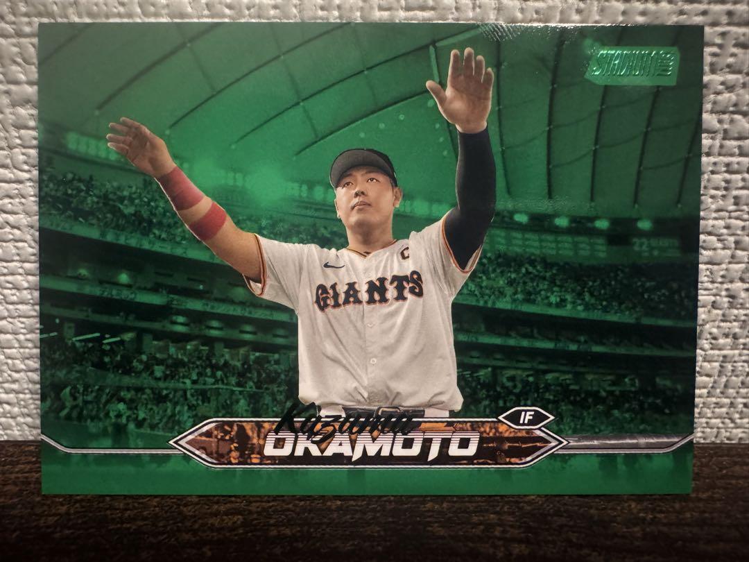 Topps npb 2024 スタジアムクラブ 巨人 岡本和真99シリ - メルカリ