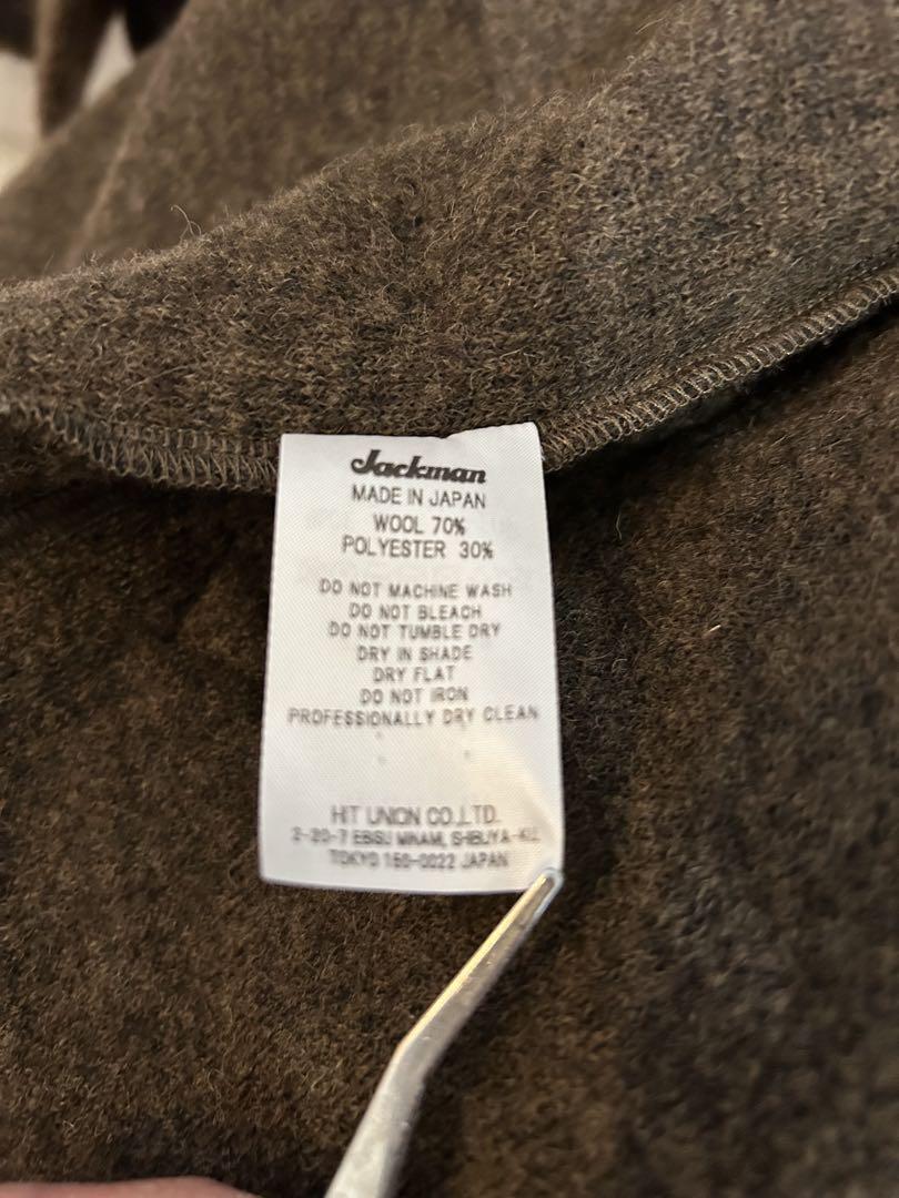 Jackman(ジャックマン）Wool Collarless Jacket JM8278ー 通販