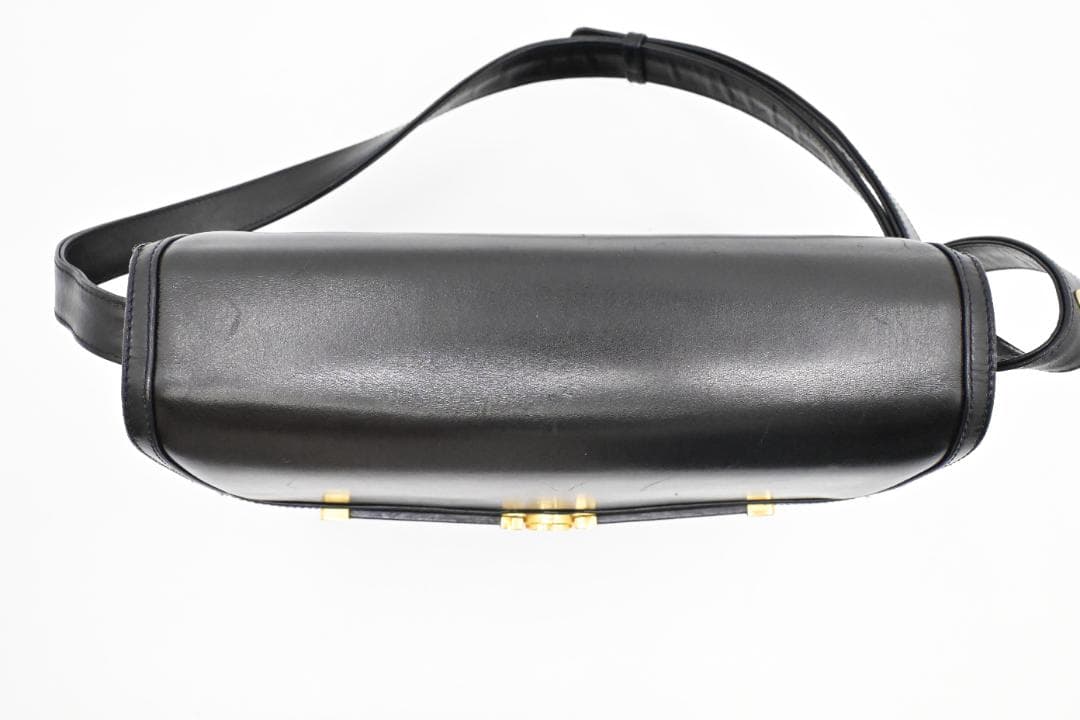 【美品】GUCCI　グッチ　インターロッキング　ショルダーバッグ　ブラック