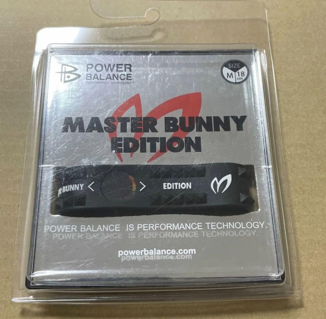 MASTER BUNNY EDITIONパワーバランスブレスレットＭ18cm黒