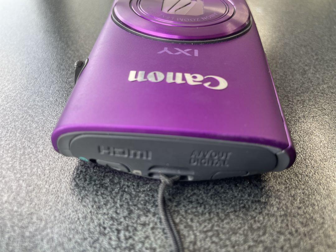 Canon IXY600F パープル コンパクトデジタルカメラ バッテリー2個