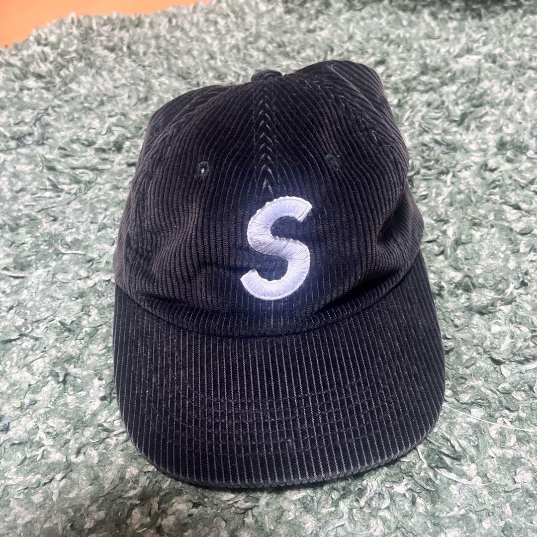 SUPREME コーデュロイキャップ 黒