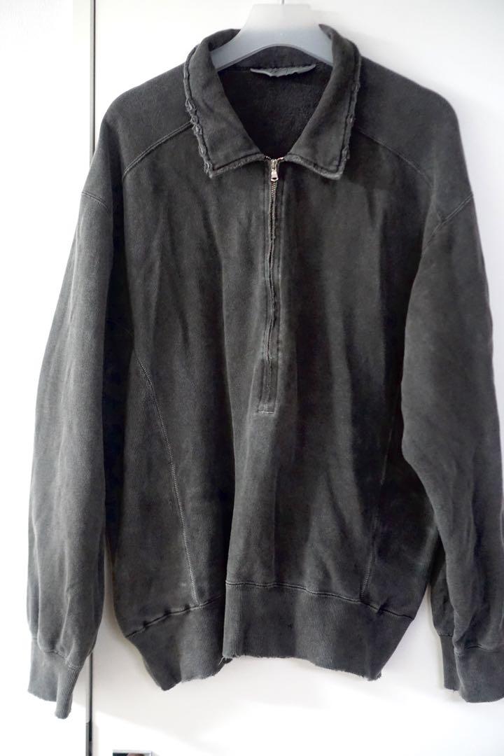 ANCELLM アンセルム HALF ZIP SWEAT SHIRT