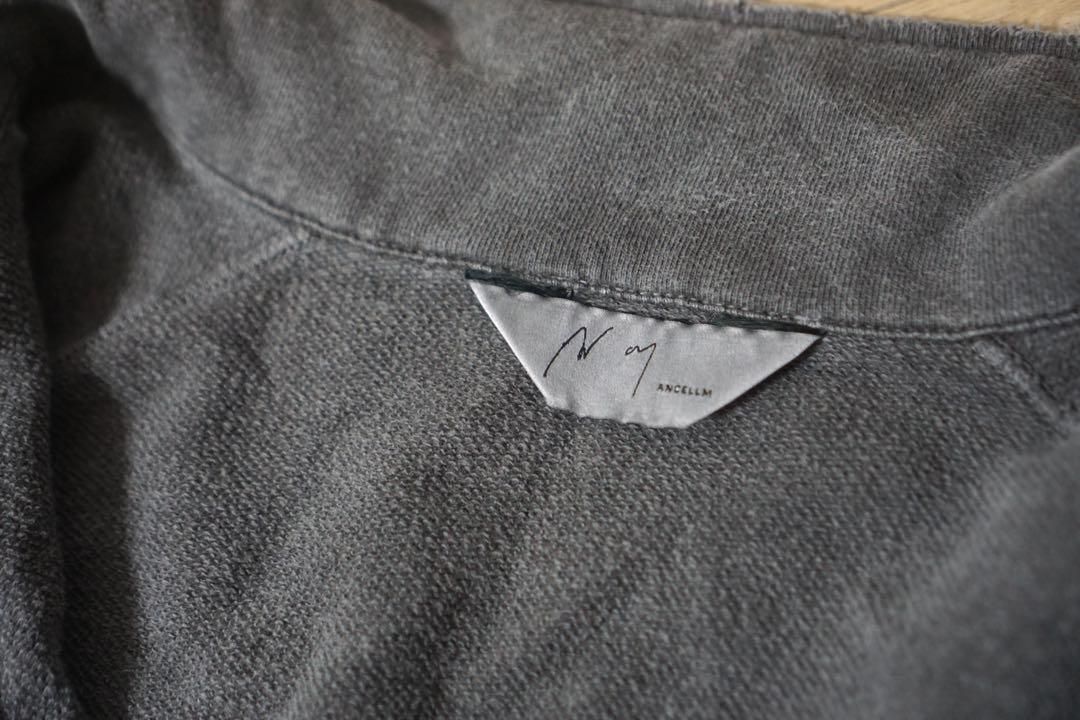 ANCELLM アンセルム HALF ZIP SWEAT SHIRT