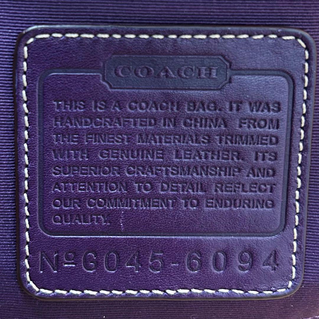 79 COACH コーチ シグネチャー ハンドバッグ