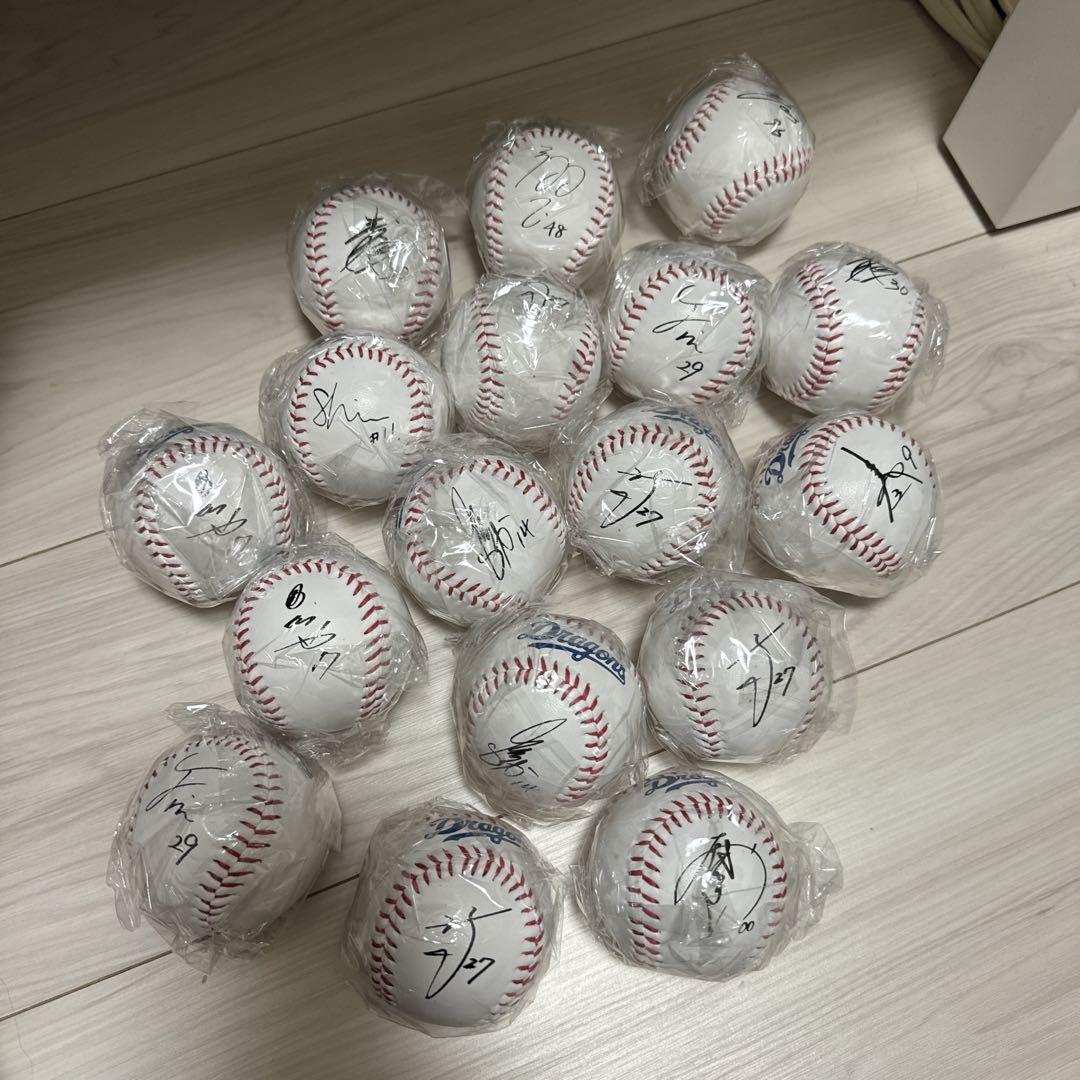 売れ筋アイテムラン 500円ドラゴンズガチャ メルカリ - 中日サインボール 記念グッズ