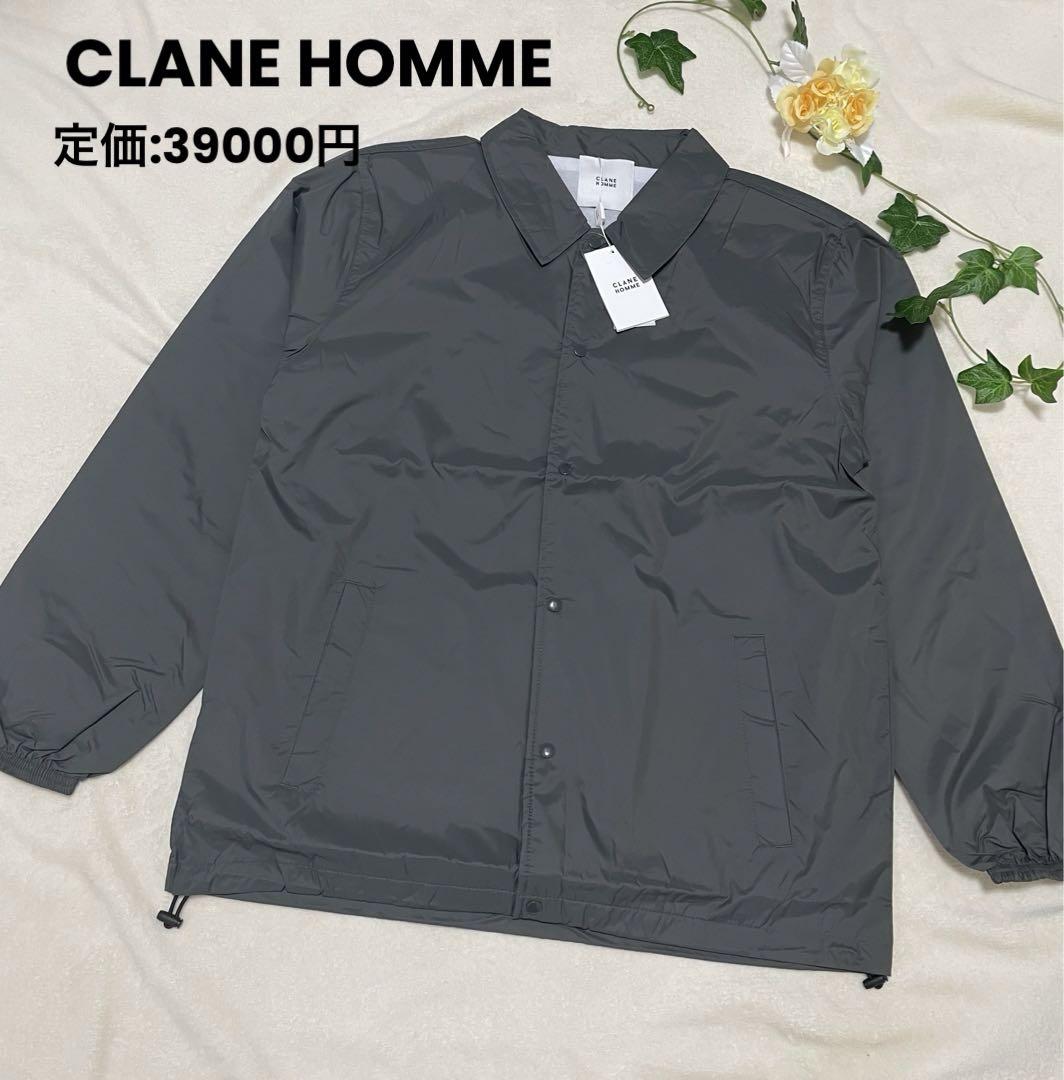 CLANE HOMME クラネ⭐️コーチジャケット⭐️グレー