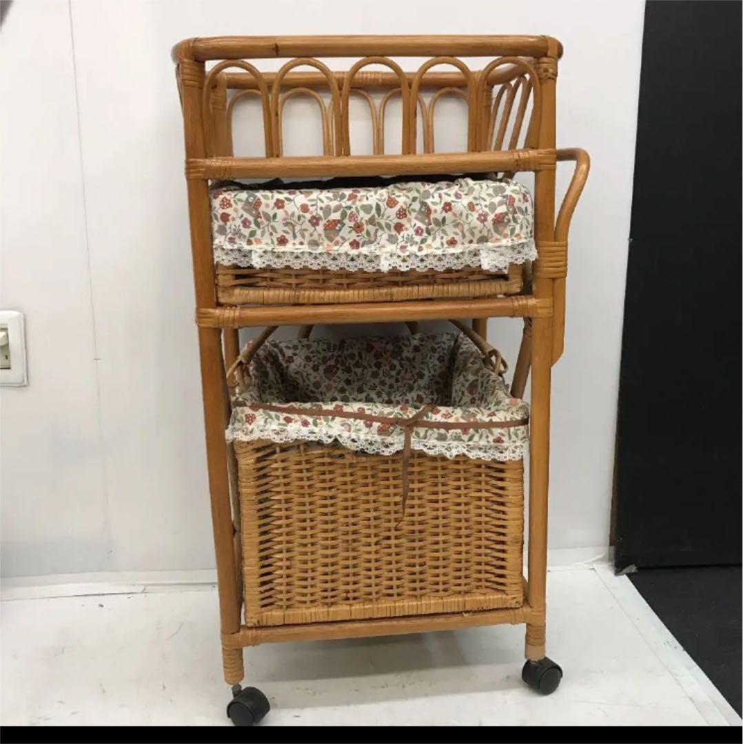 Web限定 ビンテージ ラタン チェスト 収納家具 円にしました アウトレット送料無料 Www Ijqr Net