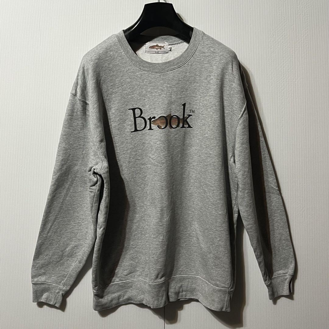 Brook トレーナー　スゥェット　魚　men'sXL グレー
