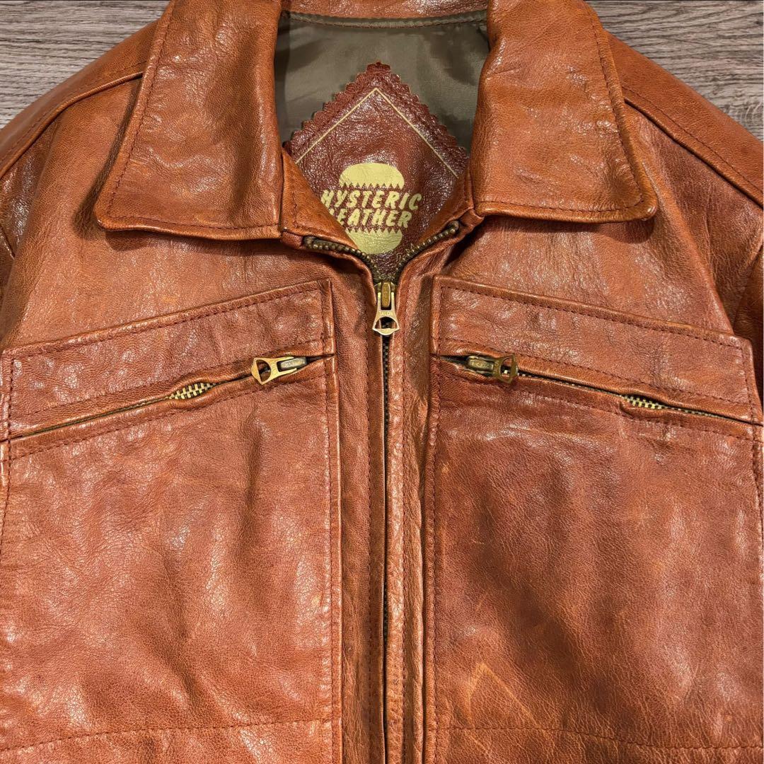 HYSTERIC GLAMOUR ヒステリックグラマー レザー ジャケット 羊革