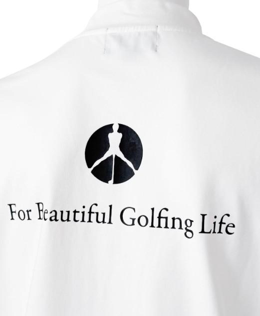 メンズウェア UV Cut (UPF50+) Mock Neck -White-