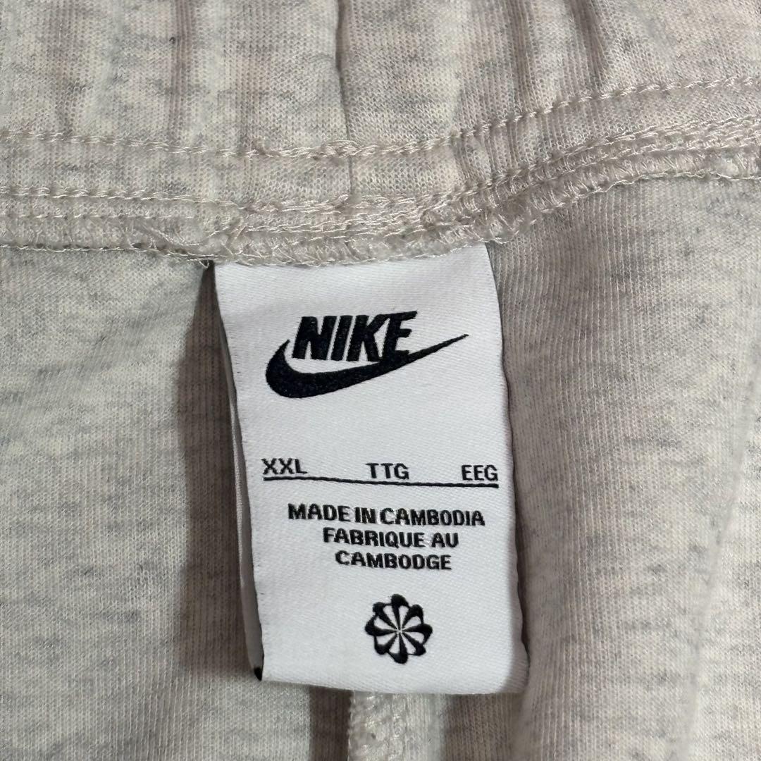 【希少】NIKE テックフリース ジョガーパンツ 2XL ホワイト/ヘザー