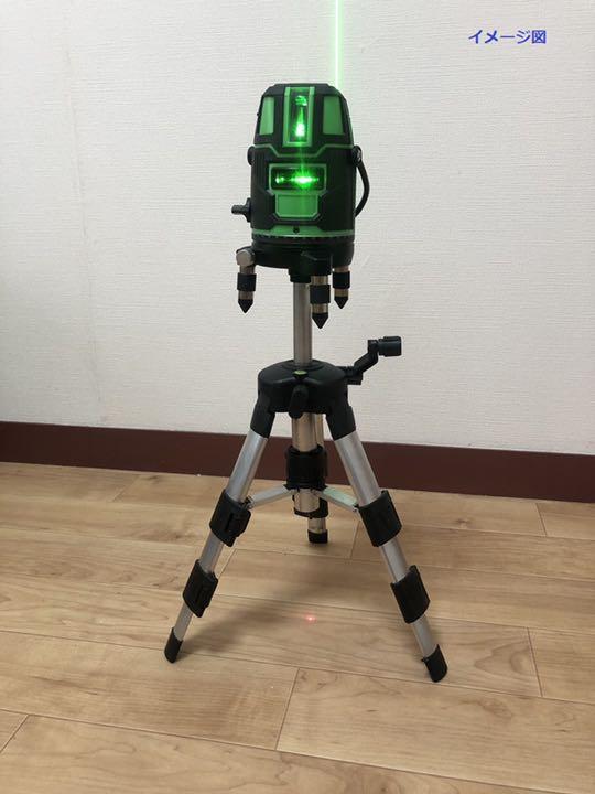してくださℨ 5ライン6点グリーンレーザー墨出し器 三脚付き kc93H-m48100815378 水平器測定器墨だし器墨出器 ➋メンテナン