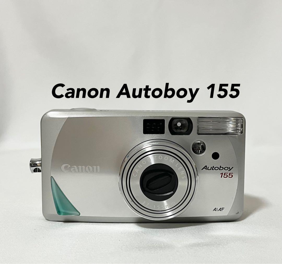 【動作確認済み】Canon Autoboy コンパクトカメラ 完動品】Canon Autoboy 155 フィルムカメラ 動作確認済み - メルカリ