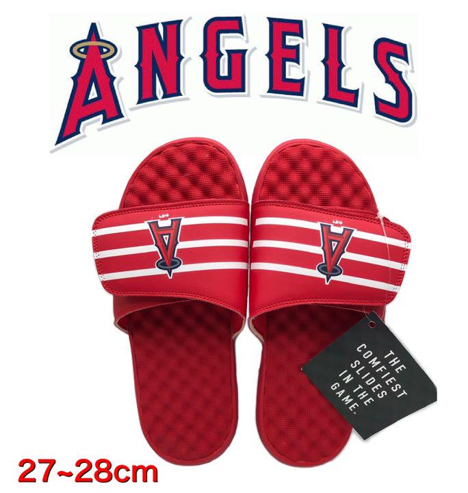 MLB ロサンゼルス・エンゼルス サンダル シューズ レッド 27~28cm