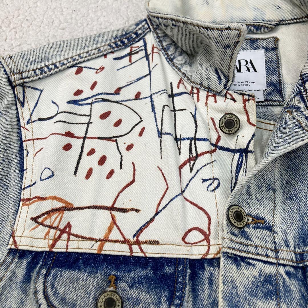 【完売品】ZARA×JEAN-MICHEL BASQUIAT デニムジャケット