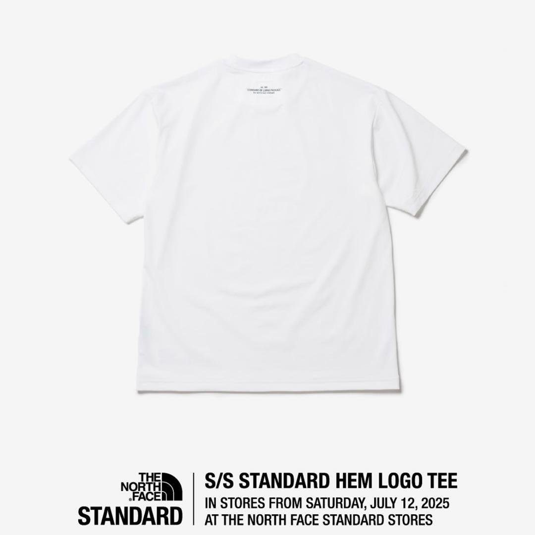 ノースフェイス スタンダード限定 HEM LOGO TEE【XL】ホワイト 白