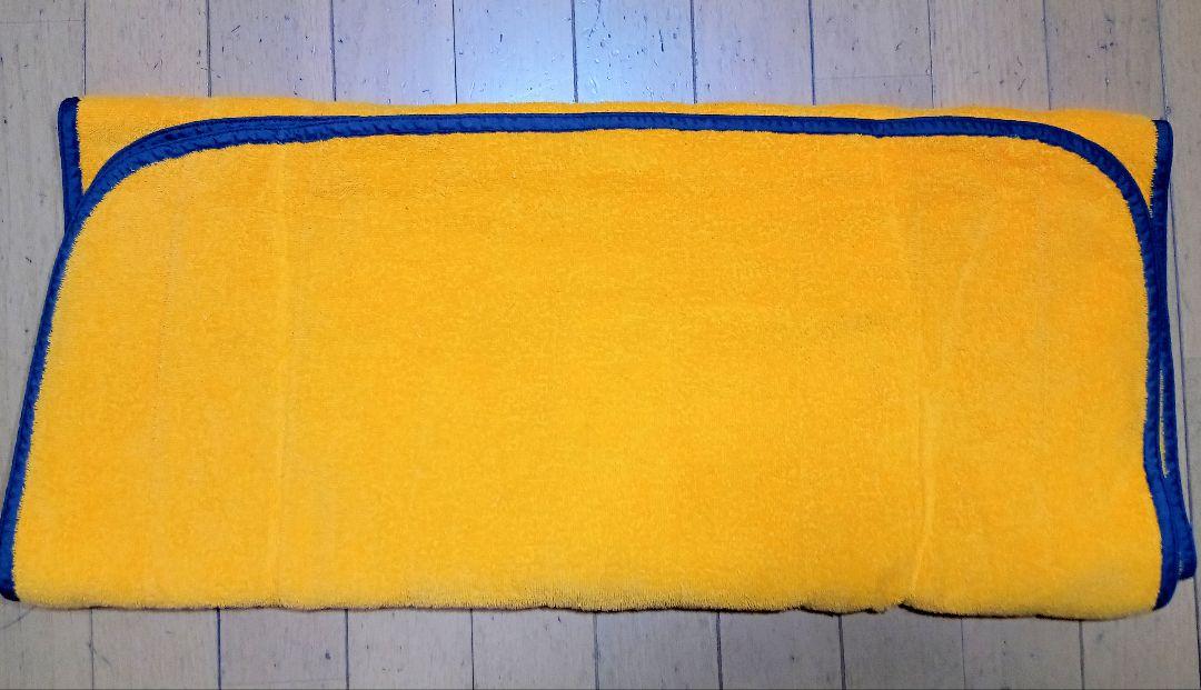 業務用 スレン染め サウナマット ゴールド 約70×130cm・厚手 2000匁・10枚セット-あきないタオル