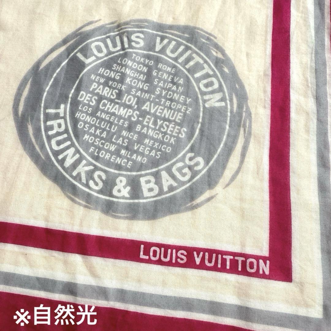 LOUIS VUITTON TRUNKS&BAGSバンダナスカーフ