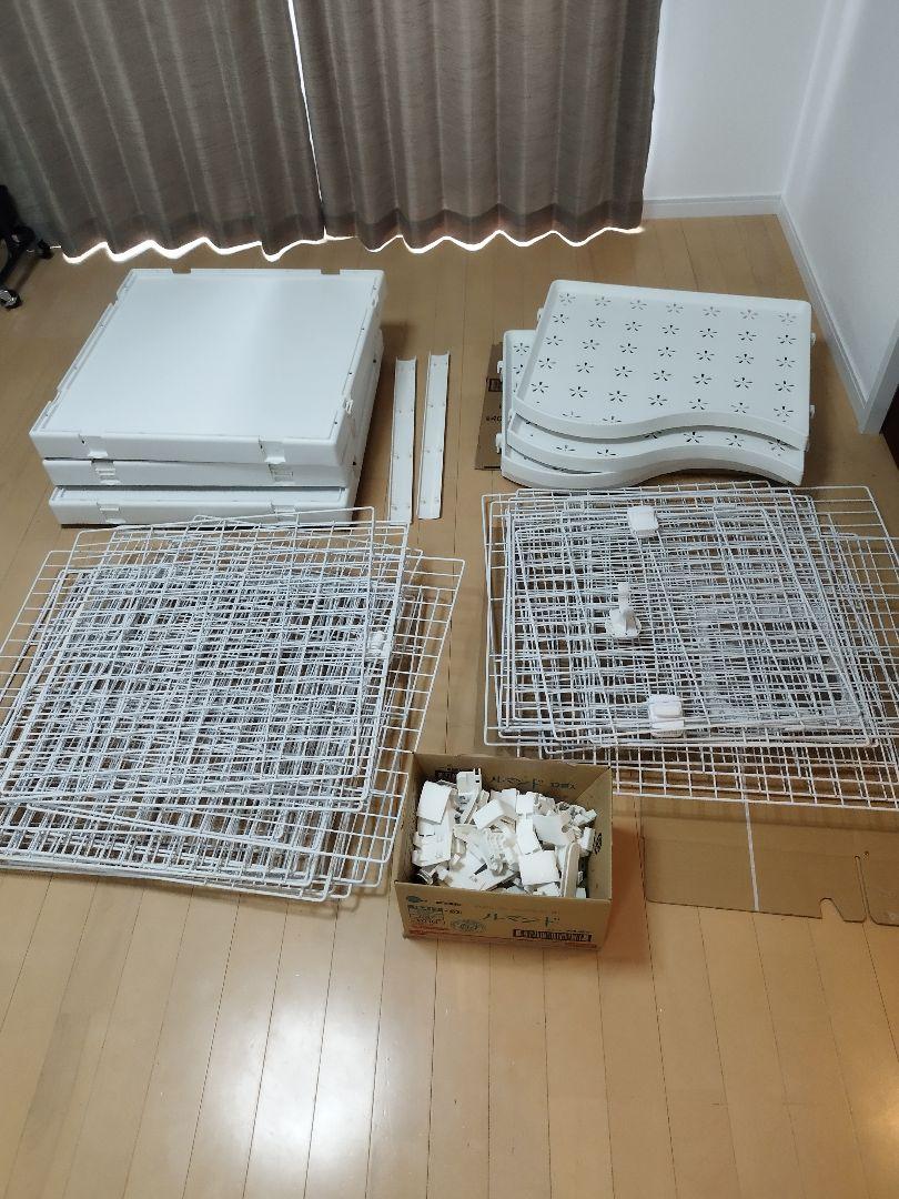 PETEPELA キャットケージ 187×62.5×184.5cm ホワイト