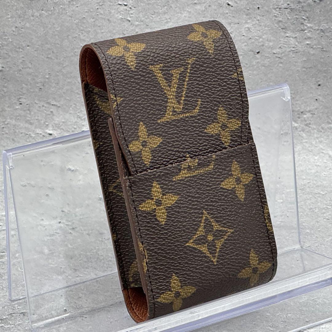 【美品】ルイヴィトンモノグラム　シガレットケース☆ 鑑定済み Louis Vuitton ルイヴィトン モノグラム シガレットケース