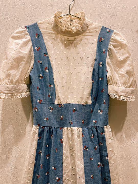 ブルー系 M21年レディースファッション福袋70s カントリー 小花柄 刺繍 少女ワンピース ひざ丈ワンピース ワンピースブルー系m 11 253 Boundlessloves Com