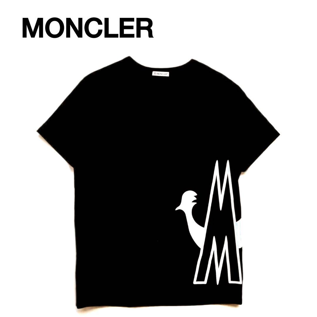 【美品】モンクレール　Tシャツ　マグリア　ロゴワッペン　胸ポケット　ポルトガル製 MONCLER モンクレール MAGLIA T-SHIRT マグリア 胸ロゴ ワッペン